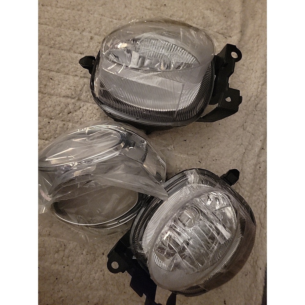 For 2007-2009 Lexus ES350 Left&Right Front Bumper Chrome Fog Lights Lamps Covers